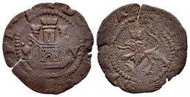 Felipe II (1556-1598). 2 maravedís. Coruña. V. (Cal 2008-799). (Cal 2019-54). (Jarabo-Sanahuja-A57). Ae. 2,25 g. MBC-/BC+. Est...15,00. English: Phili...