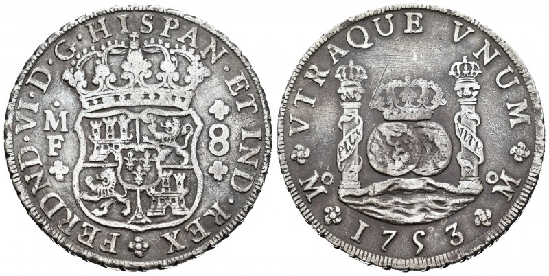 Fernando VI (1746-1759). 8 reales. 1753. México. MF. (Cal 2008-331). (Cal 2019-4...