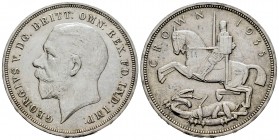 Gran Bretaña. George V. 1 corona. 1935. (Km-842b). Ag. 28,20 g. EBC-. Est...30,00. English: United Kingdom. George V. 1 corona. 1935. (Km-842b). Ag. 2...