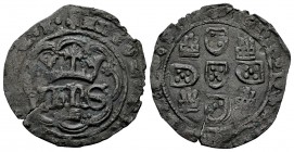 Portugal. Joao I. Real de 3 y 1/2 libras. (1385-1433). Lisboa. (Gomes-54.04). Ve. 2,24 g. Grieta. MBC-. Est...30,00. English: Portugal. Joao I. Real d...