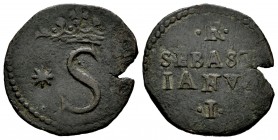 Portugal. Sebastián I. 1 real. (1557-1578). Lisboa. (Gomes-14.01). Ae. 3,09 g. MBC-. Est...35,00. English: Portugal. Sebastian I. 1 real. (1557-1578)....