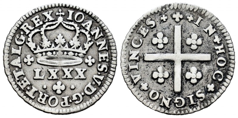 Portugal. Joao V. 1 tostao. (1706-1750). Lisboa. (Gomes-59.01). Ag. 2,82 g. MBC....