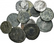 Lote de 11 piezas del Imperio Romano, 9 de cobre y 2 de plata, todas distintas. A EXAMINAR. BC/MBC-. Est...100,00. English: Lote de 11 piezas del Impe...