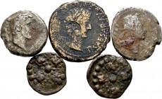 Lote de 5 monedas antiguas diferentes. A EXAMINAR. BC-. Est...40,00. English: Lote de 5 monedas antiguas diferentes. A EXAMINAR. Almost F. Est...40,00...