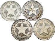 Lote de 4 monedas 1 peso de Cuba 1932 (2), 1933 (2). A EXAMINAR. MBC-/MBC. Est...70,00. English: Lote de 4 monedas 1 peso de Cuba 1932 (2), 1933 (2). ...