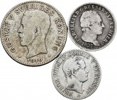 Lote de 3 piezas de plata de distintos paises europeos, Italia, Alemania, Suecia. A EXAMINAR. BC/BC+. Est...20,00. English: Lote de 3 piezas de plata ...