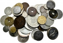 Lote de 132 monedas mundiales, Brasil (1), Indochina (6), Francia (2), Israel (27), Suecia (10), Sudáfrica (4), Checoslovaquia (3), Rusia (12), Auatri...