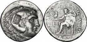 Continental Greece. Kings of Macedon. Alexander III "the Great" (336-323 BC). AR Tetradrachm, Lycia, Phaselis mint, 221-188 BC. D/ Head of Herakles ri...