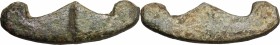 Pre-monetary Aes ? Decorative item. Lazio, 3rd cent. BC. AE. g. 14.81 41.5 x 13 mm. Good VF.