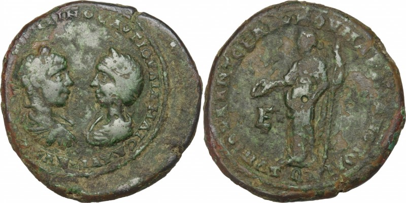 Elagabalus and Julia Maesa (218-222). AE Pentassarion, Moesia Inferior, Marciano...