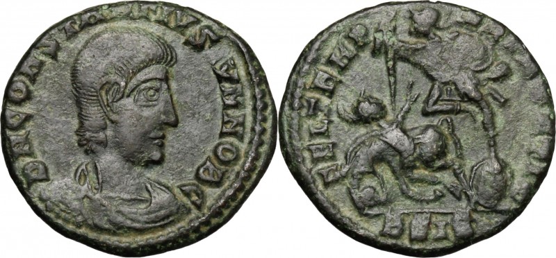 Constantius Gallus Caesar (351-354 AD). AE 18.5 mm. Struck 351-355 AD. Siscia mi...