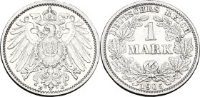 Germany. German Empire (1871-1918). AR Mark 1905 D. KM 14. AR. mm. 24.00 Good EF.
