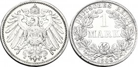 Germany. German Empire (1871-1918). AR Mark 1906 A. KM 14. AR. mm. 24.00 Good EF.
