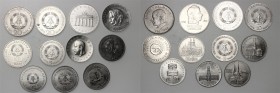 Germany. Democratic Republic. Lot of 11 coins: AR 20 Mark 1971 (KM 34), 1972 (KM 40), 1990 (KM 139a), AR 10 Mark 1975 (KM 56), 1981 (KM 82), AR 5 Mark...