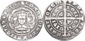 Great Britain. Edward III (1327-1377). AR Groat. London mint, Pre-treaty class G, 1356-1361. SCBC 1570; North 1194. AR. g. 2.21 mm. 22.70 About VF/VF.