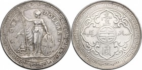 Great Britain. AR Trade dollar 1901. KM T5. AR. g. 27.00 mm. 39.00 qSPL/SPL.