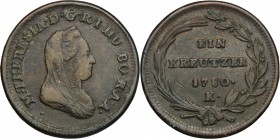 Hungary. Maria Theresia (1740-1780). AE Kreuzer 1780 K, Kremnitz mint. Herinek 1615. AE. g. 7.63 mm. 25.00 About EF.