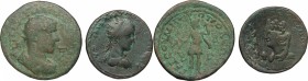 The Roman Empire. Multiple lot of 2 AE Provincial coins of Severus Alexander; including, Mesopotamia. AE. F.