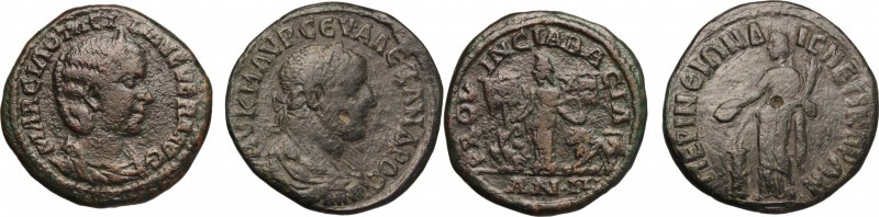 The Roman Empire. Multiple lot of 2 AE Provincial coins; including Perinthus, Th...