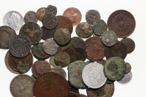 Miscellaneous. Lot of more than 60 coins to be sorted. Mostly Italian mints, some ancients. Interesting lot