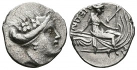 HISTIAIA, Eubea. Tetróbolo. (Ar. 1,28g/13mm). 197-146 a.C. (Sear 2496; Cayón 1999). MBC+.