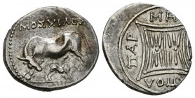 ILIRIA, Apollonia. Dracma. (Ar. 3,24g/17mm). 250-200 a.C. (BMC 58.34; Maier 82). MBC.
