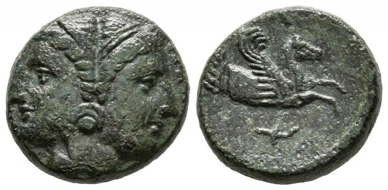 MYSIA, Lampsakos. Ae15. (Ae. 4,44g/15mm). Siglo IV-Siglo III a.C. (SNG France 12...