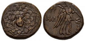PONTOS, Amisos. Ae20. (Ae. 7,96g/20mm). Tiempo de Mithradates VI (110-105 a.C. o 95-90 a.C.). (SNG BM Black Sea 1191; HGC 7, 242). MBC.
