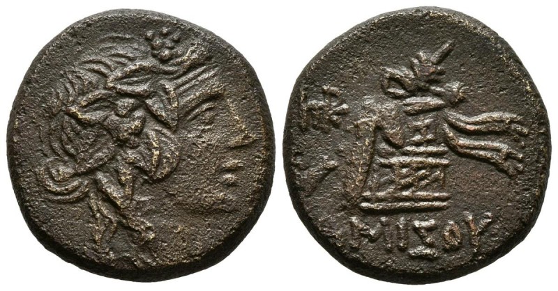 PONTOS, Amisos. Ae19. (Ae. 7,88g/19mm). 85-65 aC. (SNG BM 1205; HGC 243). MBC+.