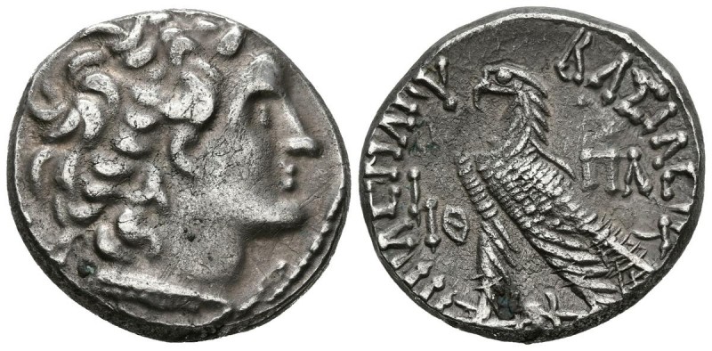 REYES DE EGIPTO, Ptolomeo X. Tetradracma. (Ar. 14,55g/23mm). 96-95 a.C. Alejandr...