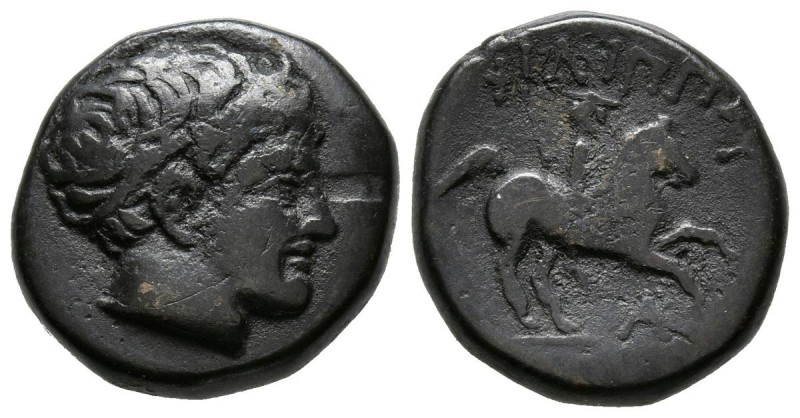 REINO DE MACEDONIA. Filipo II. Ae16. (Ae. 5,85g/16mm). 359-336 a.C. (SNG Ans 833...