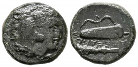 REINO DE MACEDONIA, Alejandro III. Ae16. (Ae. 5,65g/16mm). 336-323 a.C. Ceca incierta de Macedonia. (Price 260). MBC-.