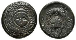 REINO DE MACEDONIA, Alejandro III "El Grande". Ae16. (Ae. 4,97g/16mm). 336-323 a.C. Salamis. (Price 3158). MBC/MBC+.