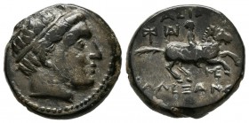 REINO DE MACEDONIA, Alejandro III. Ae17. (Ae. 4,28g/17mm). 323-319 a.C. Mileto. (Price 2133). MBC.