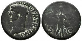 CLAUDIO. As. (Ae. 11,18g/24mm). 50-54 d.C. Roma. (RIC 100; Cohen 84). BC+.