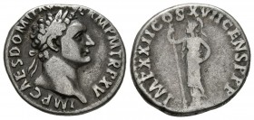 DOMICIANO. Denario. (Ar. 3,24g/18mm). 92-93 d.C. Roma. (RIC 742; Cohen 278). MBC-.