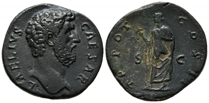 AELIO. Sestercio. (Ae. 20,27g/30mm). 137 d.C. Roma. (RIC 1055; Cohen 56). EBC. L...