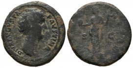 FAUSTINA I. As. (Ae. 10,70g/26mm). 141 d.C. (acuñada a nombre Antonino Pío). Roma. (RIC 1163a). BC.