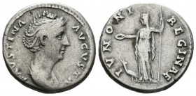 FAUSTINA I. Denario. (Ar. 3,27g/16mm). 138-141 d.C. Roma. (RIC 338). MBC-.