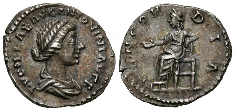 LUCILLA. Denario. (Ar. 3,23g/19mm). 161-169 d.C. Roma. (RIC 758). EBC. Precioso ...