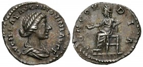 LUCILLA. Denario. (Ar. 3,23g/19mm). 161-169 d.C. Roma. (RIC 758). EBC. Precioso tono.