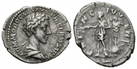 COMODO. Denario. (Ar. 2,95g/21mm). 172-175 d.C. Roma. (RIC 617; Cohen 609). MBC.