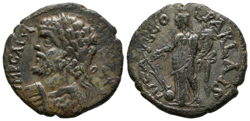 SEPTIMIO SEVERO. Ae22. (Ae. 5,18g/22mm). 193-211 d.C. Pisidia, Parlais. (SNG Fra...