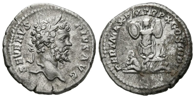 SEPTIMIO SEVERO. Denario. (Ar. 3,44g/19mm). 201 d.C. Roma. (RIC 176; Cohen 350)....