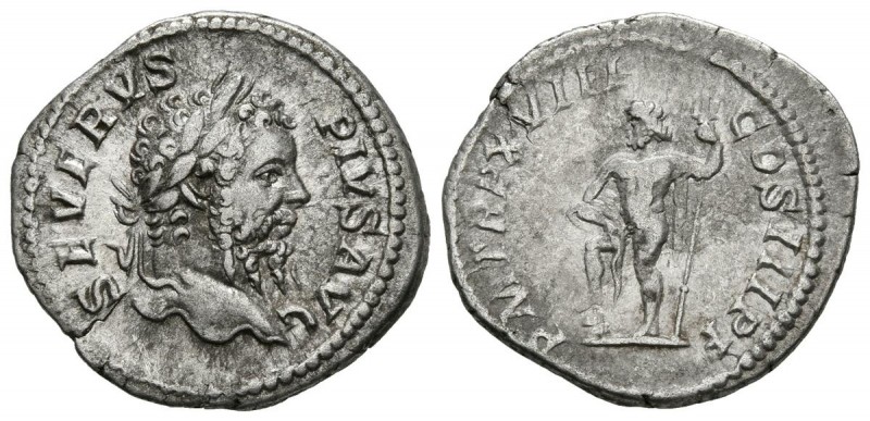 SEPTIMIO SEVERO. Denario. (Ar. 2,67g/19mm). 209 d.C. Roma. (RIC 228; Cohen 529)....