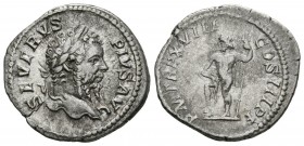 SEPTIMIO SEVERO. Denario. (Ar. 2,67g/19mm). 209 d.C. Roma. (RIC 228; Cohen 529). MBC.