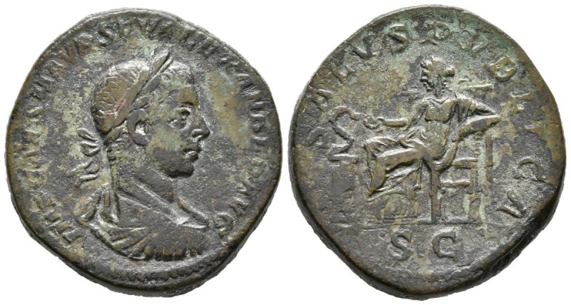 ALEJANDRO SEVERO. Sestercio. (Ae. 22,15g/30mm). 221-223 d.C. Roma. (RIC 648). MB...