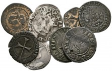 EPOCA MEDIEVAL. Lote compuesto por 9 monedas de Mallorca de diferentes reyes medievales. Calidades diversas. A EXAMINAR.