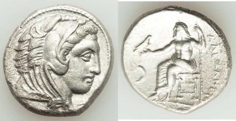 MACEDONIAN KINGDOM. Alexander III the Great (336-323 BC). AR tetradrachm (26mm, ...