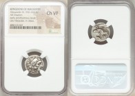 MACEDONIAN KINGDOM. Alexander III the Great (336-323 BC). AR drachm (17mm, 3h). NGC Choice VF. Posthumous issue of Lampsacus, ca. 310-301 BC. Head of ...